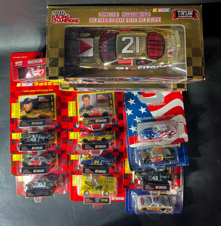 Racing Champions and Revell NASCAR 1:64 Scale Die-Cast Cars, Including Collector Editions