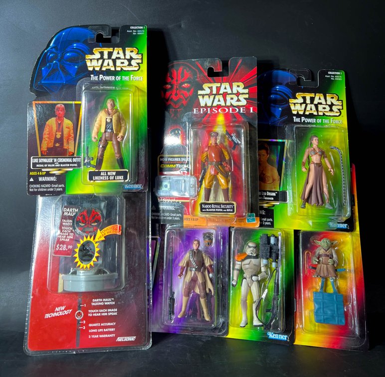 Star Wars Action Figures and Collectible Darth Maul Watch