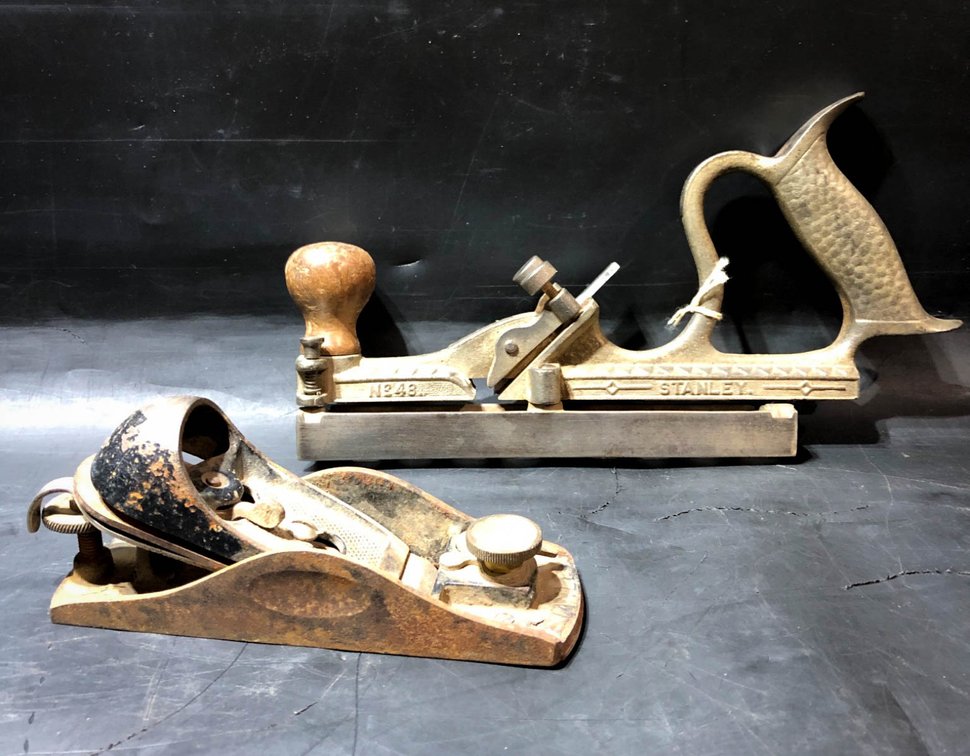 Stanley No. 113 Compass Plane and Adjustable Block Plane