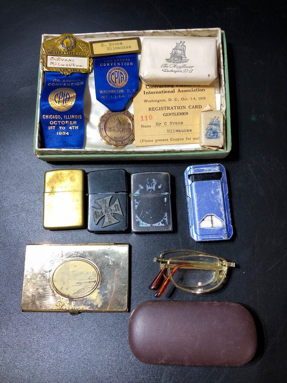 Vintage Memorabilia Including Ephemera, Lighters, and Accessories