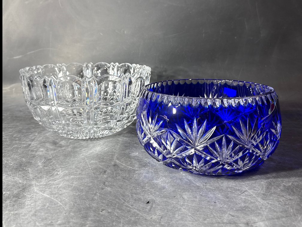Two Crystal Bowls