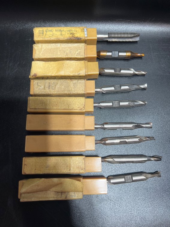 High-Speed Steel Taps and Countersink Drill Bits
