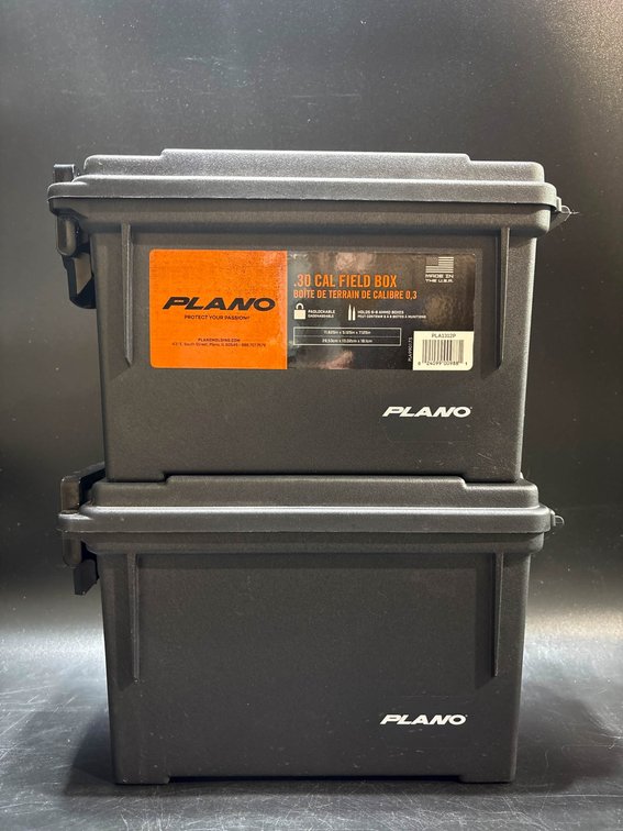Plano 30 Cal Field Storage Box, Set of Two, 5” L x 12” W x 7” H