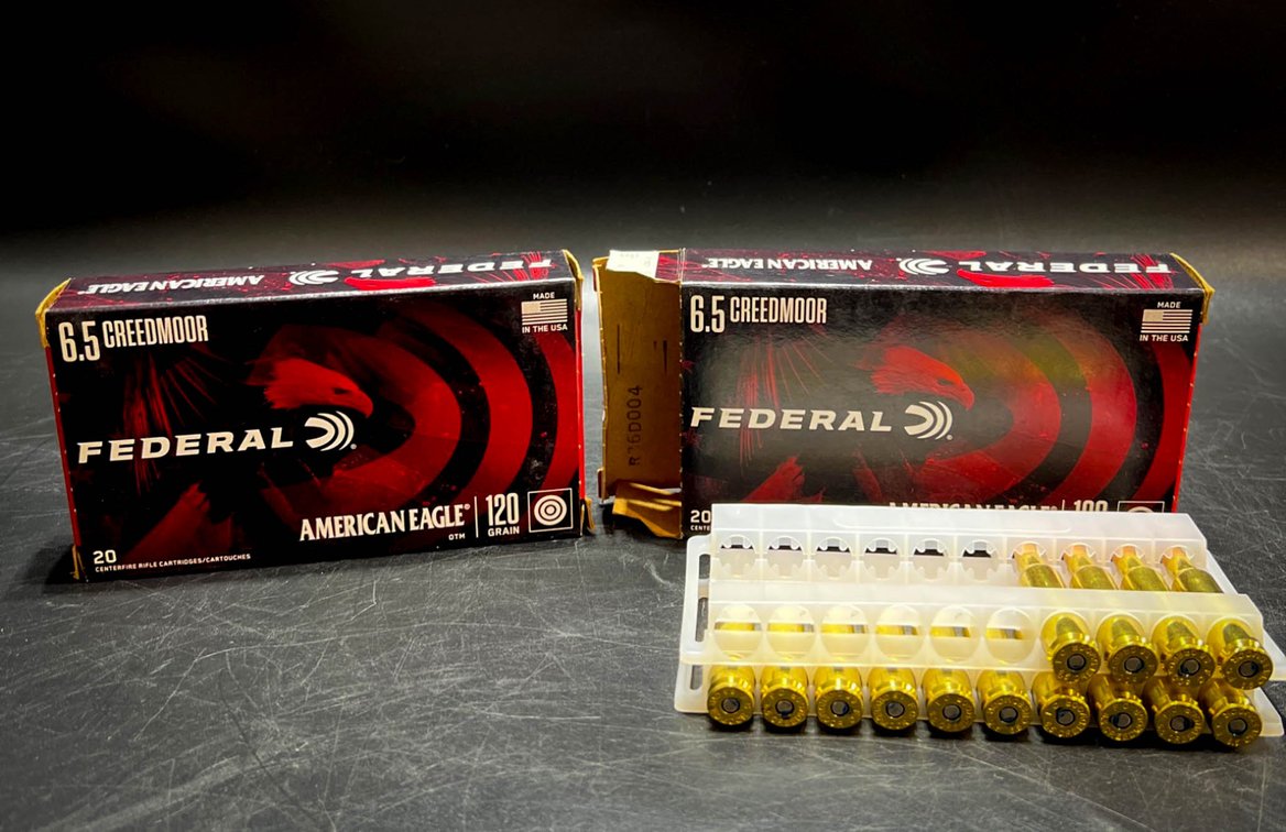 Federal American Eagle 6.5 Creedmoor 120 Grain Ammo – 34 Rounds