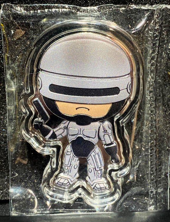 Fiji 2024 1 oz Silver Robocop-Shaped Coin, .999 Fine, 50 Cents