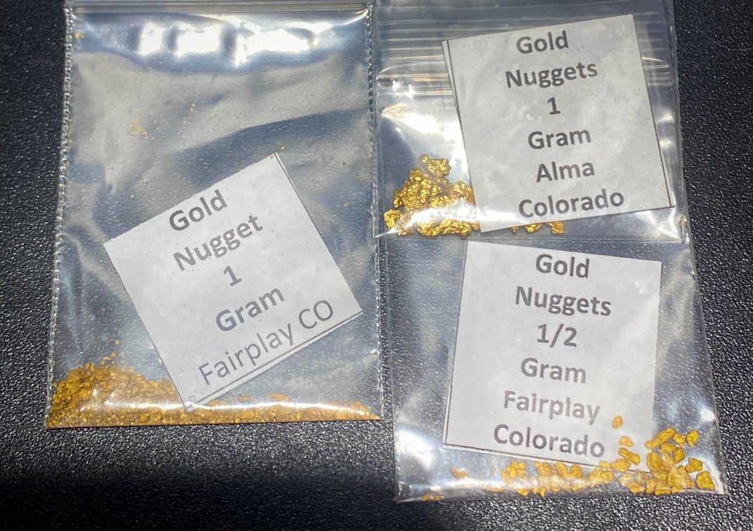 Gold Nuggets from Colorado: Assorted Weights