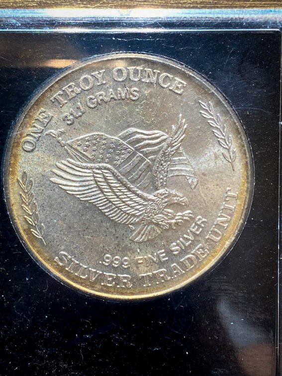 1 Troy Ounce .999 Fine Silver Trade Unit Coin