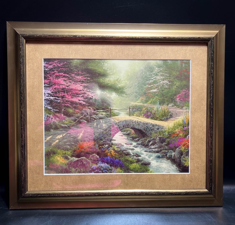 Thomas Kinkade Framed Artwork with Certificate of Authenticity