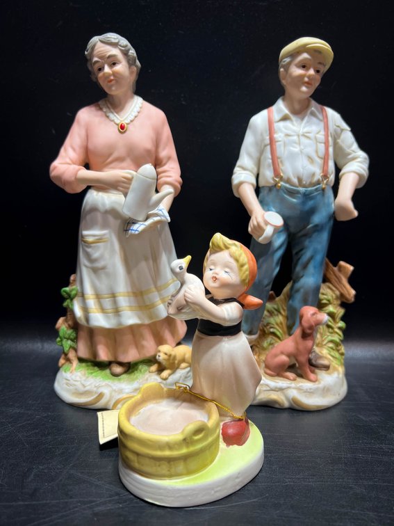 3 Figurines: Homco and Flambro Collector’s Choice Series