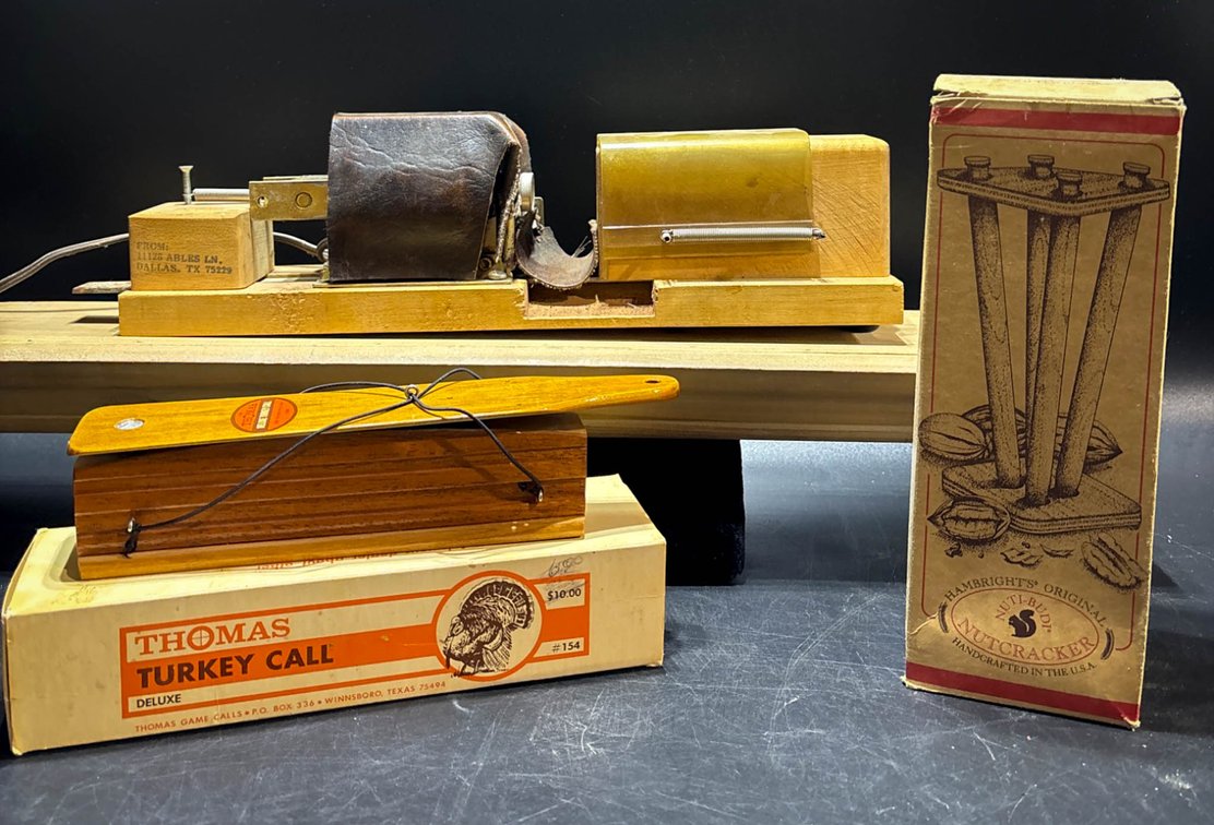 Electronic Nutcracker, Manual Nutcracker, and Turkey Call Set