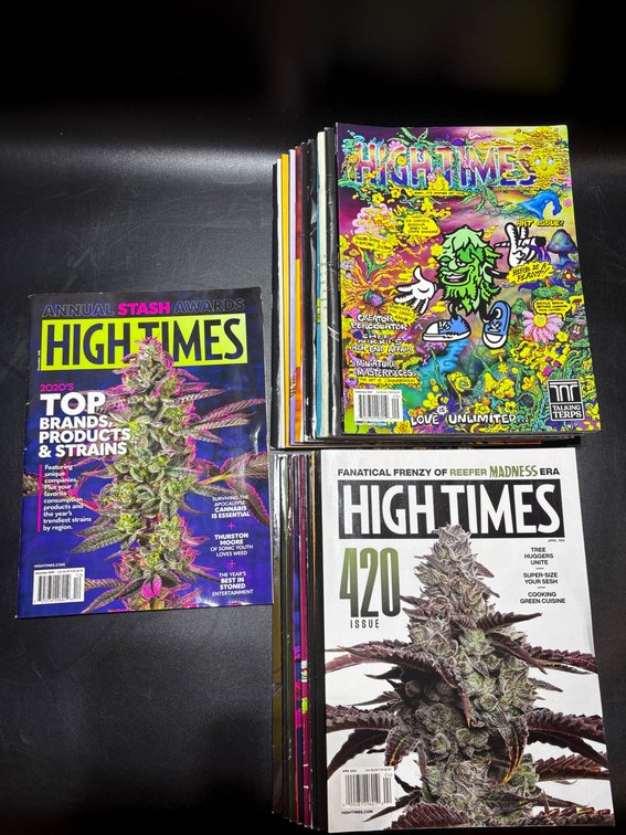 20 High Times Magazines from 2020, 2021, and 2022