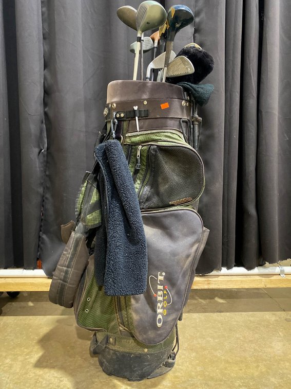 Golf Clubs with Orbit Golf Bag and Accessories