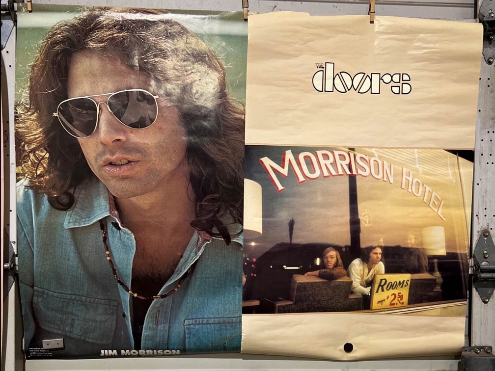 1970s Posters Featuring Janis Joplin, The Doors, and Rock & Roll Themes