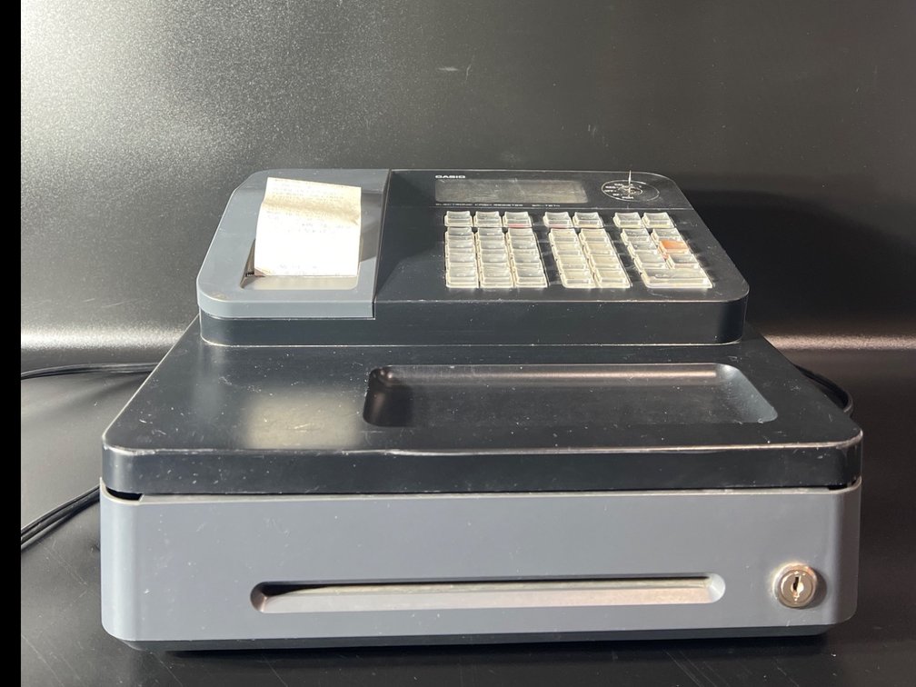Casio SM-T274 Electronic Cash Register with Keys and Receipt Function