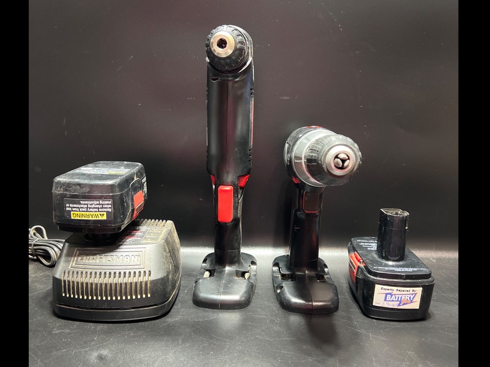 Craftsman 19.2V Cordless Tool Set with Charger and Batteries