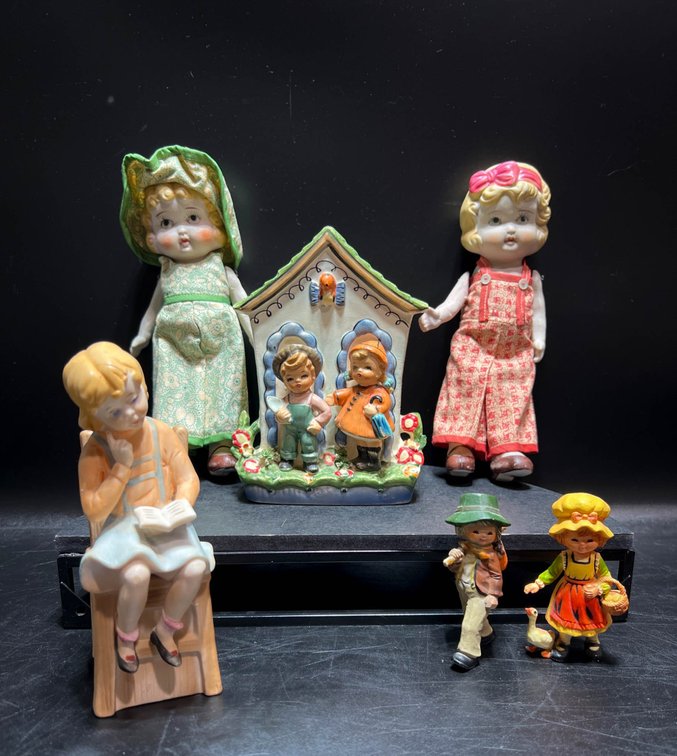 Vintage Porcelain Figurines, Made in Japan