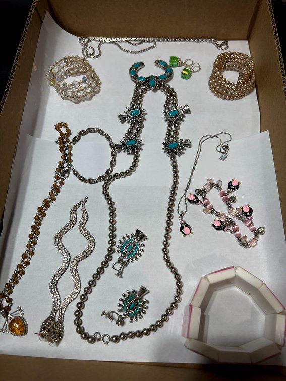 Jewelry Lot Including Necklaces, Earrings, and Bracelets