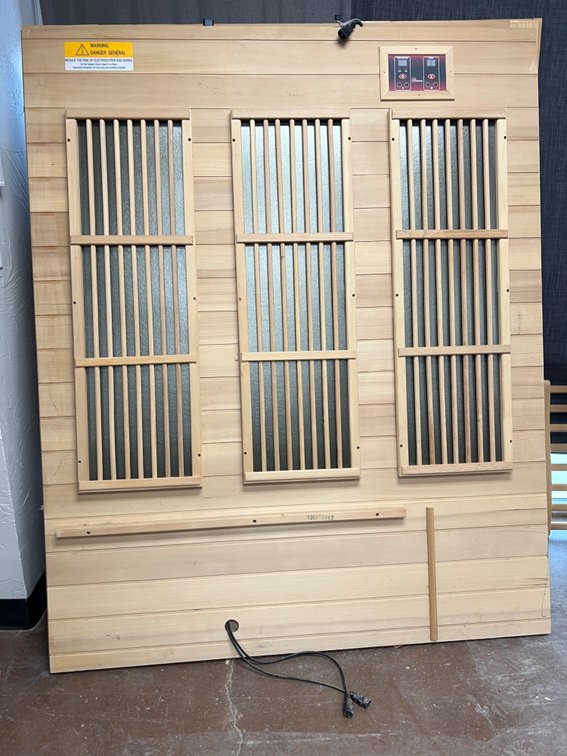 Infrared Sauna, 69" x 57"