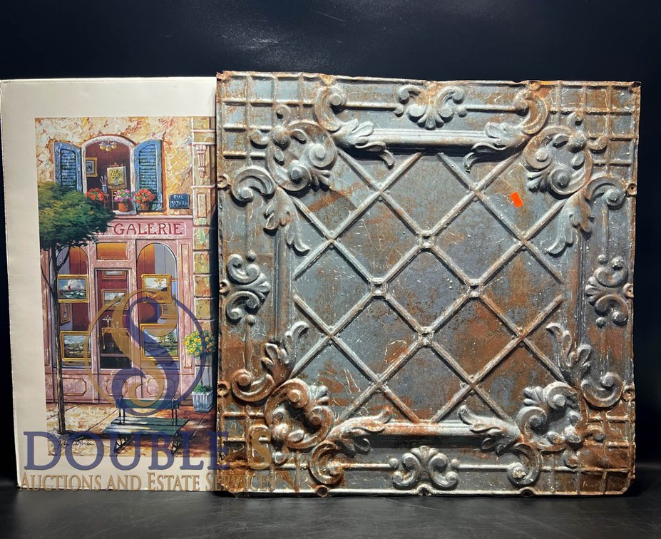 John O’Brien ‘Hotel Serenite’ Print and Decorative Metal Ceiling Tile