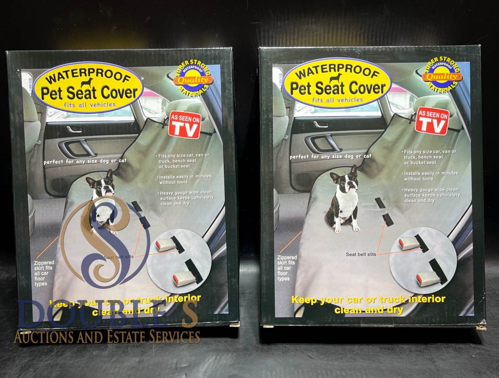 2 Waterproof Pet Seat Covers for Vehicles