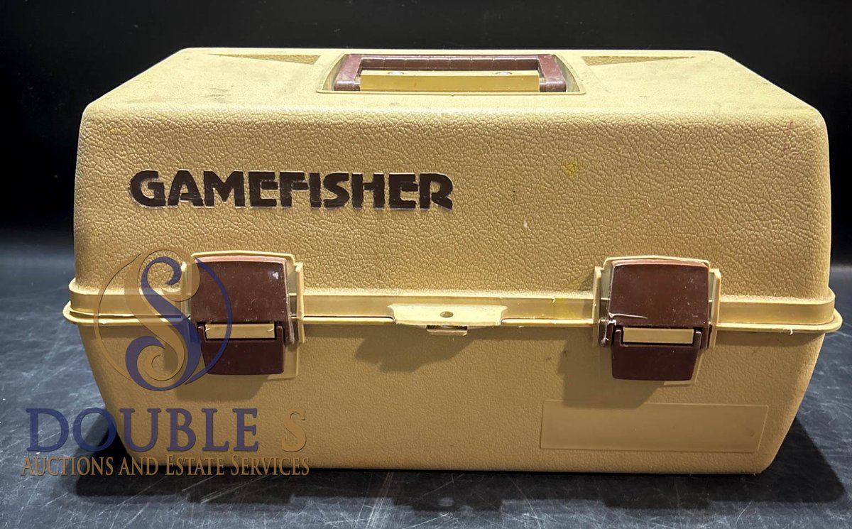 Gamefisher Plastic Tackle Box with Assorted Fishing Gear