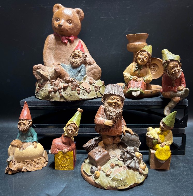 J. Chick and Ben Gnome and Bear Figurines, 1983-1985