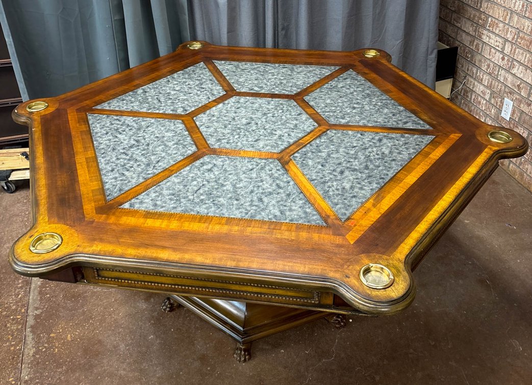 Hexagonal Poker and Game Table