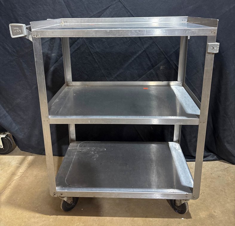 Lakeside Mfg. Inc. Stainless Steel Three-Shelf Utility Cart with Casters