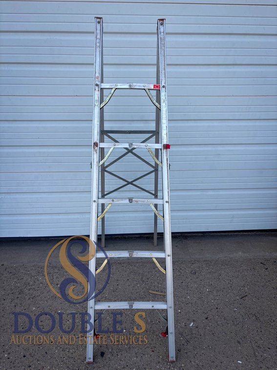 Z-Pro 6-Foot Folding Aluminum Ladder, Type II, 225 lbs Capacity
