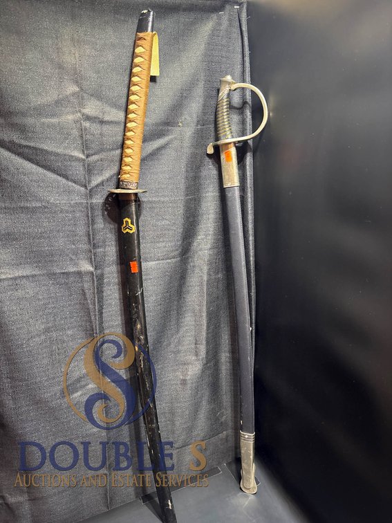 U.S. Marine Corps Sword and Samurai Sword
