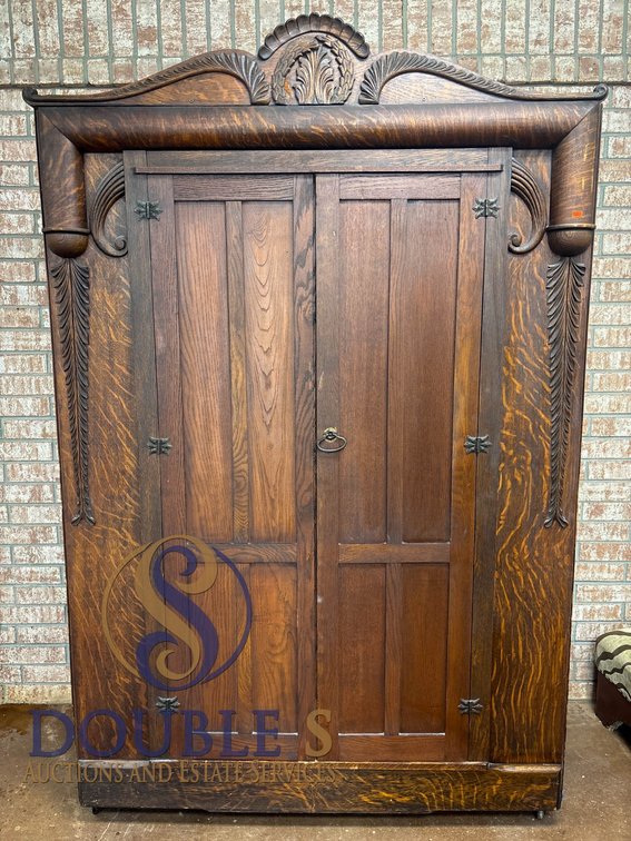 Carved Wooden Wardrobe
