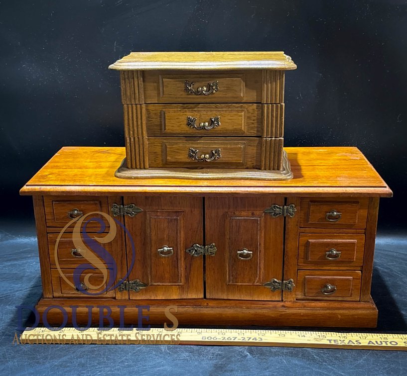 Two Jewelry Boxes with Drawer Compartments