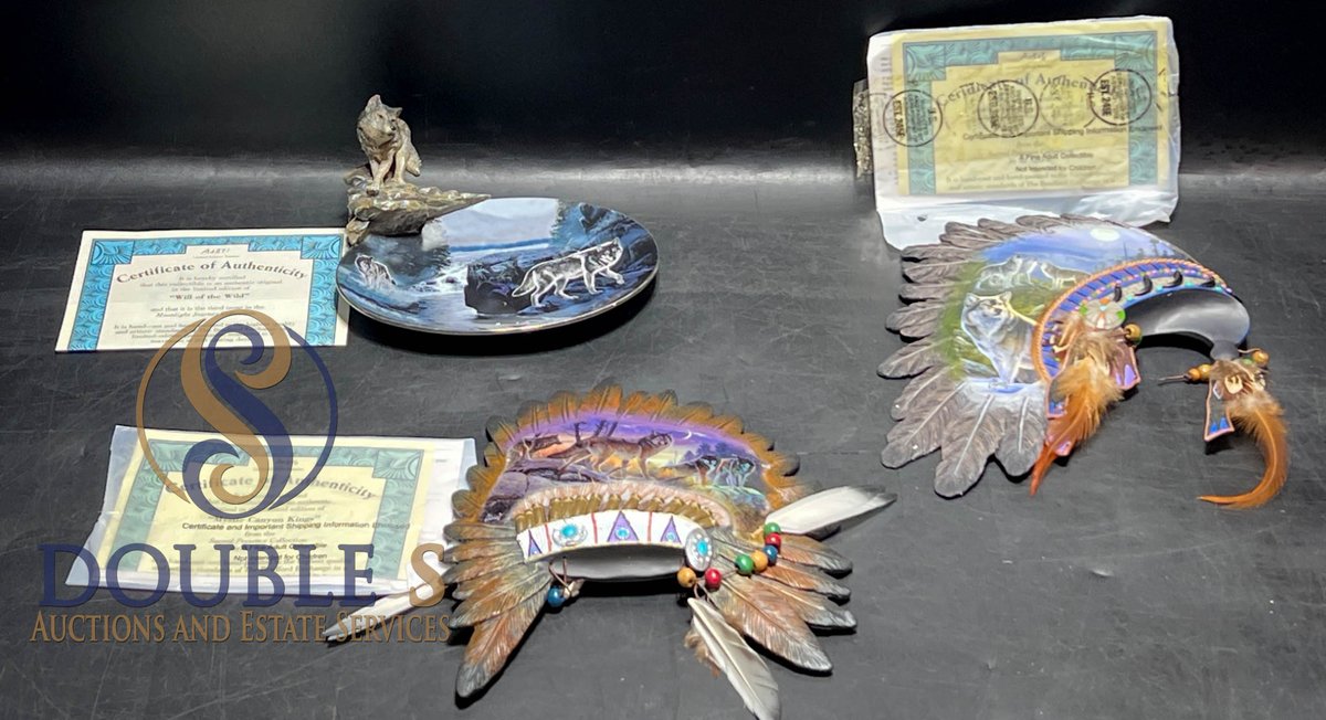 Wolf-Themed Collectibles With Certificates of Authenticity