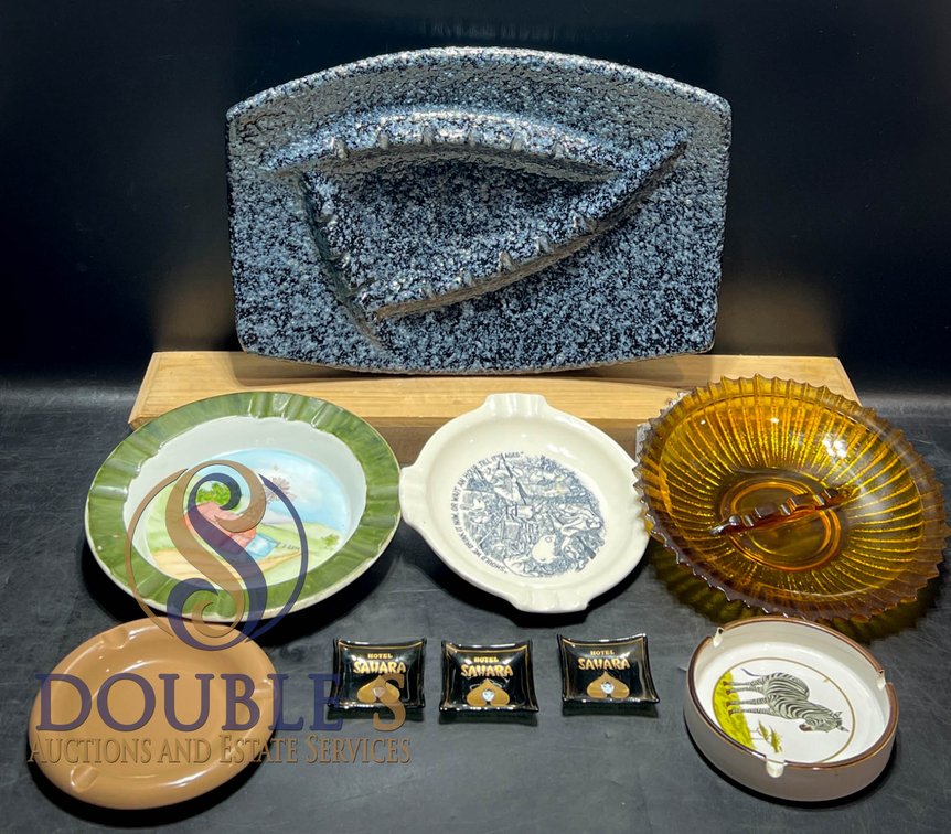 Ashtrays in Various Materials and Styles