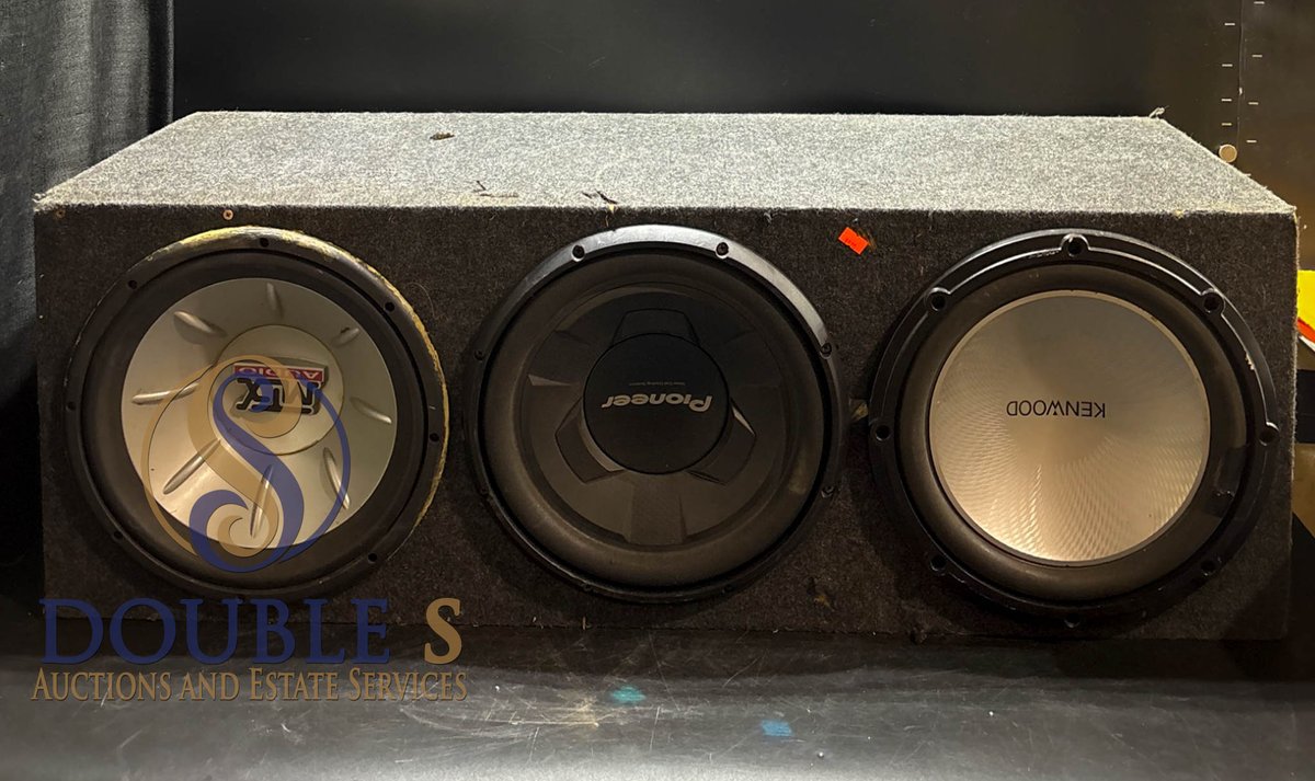 Subwoofer Enclosure with MTX, Pioneer, and Kenwood Speakers