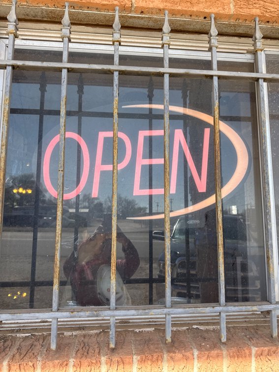 Illuminated Open Sign with Power Cord and Working Condition