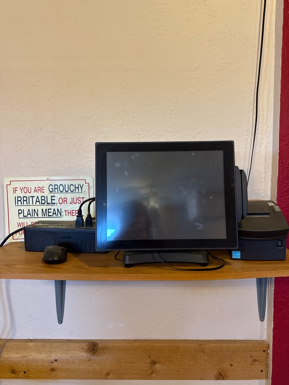 Touchscreen Point of Sale (POS) Terminal with Accessories