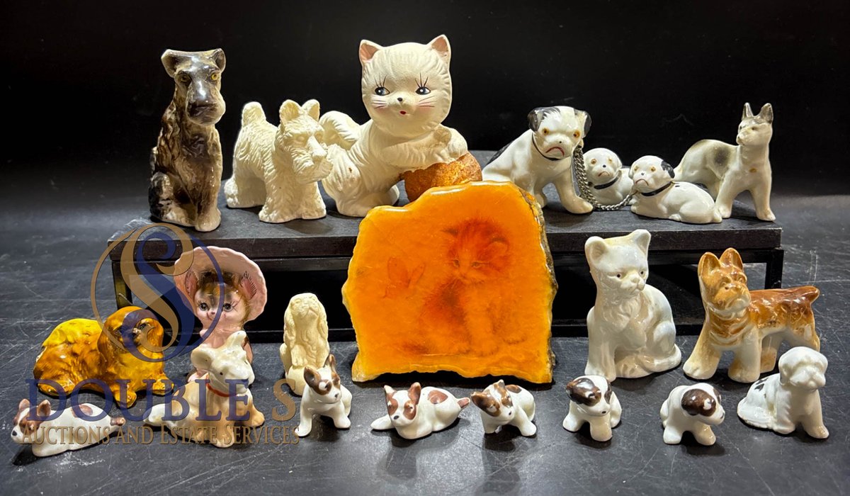 Mid-Century Japanese Ceramic Animal Figurines