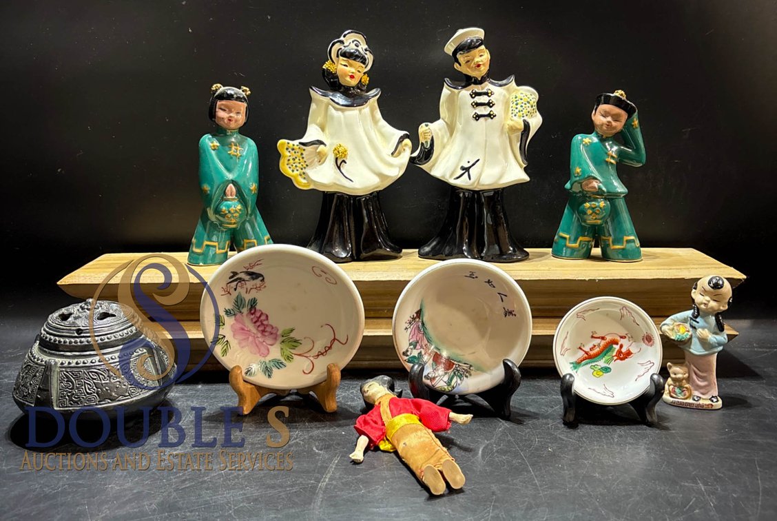 Asian-Inspired Figurines, Dishes, and Decorative Items