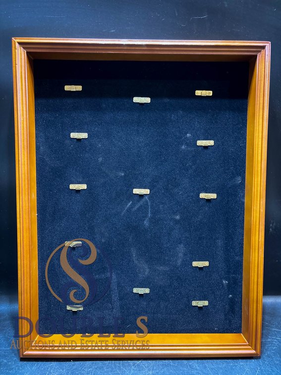 Bradford Exchange Spirits' Flight Arrowhead Display Case, Wood Frame, 18x14 Inches
