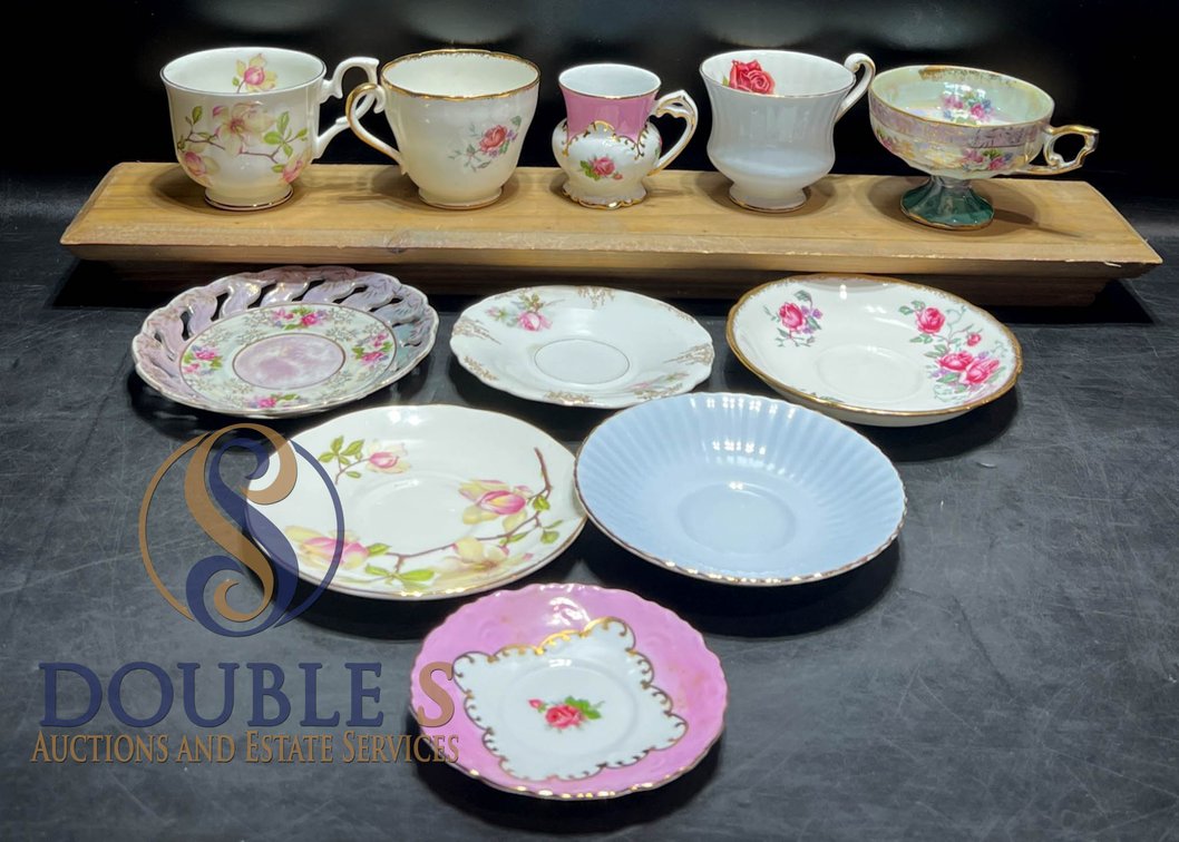 Fine English Bone China Cups and Saucers