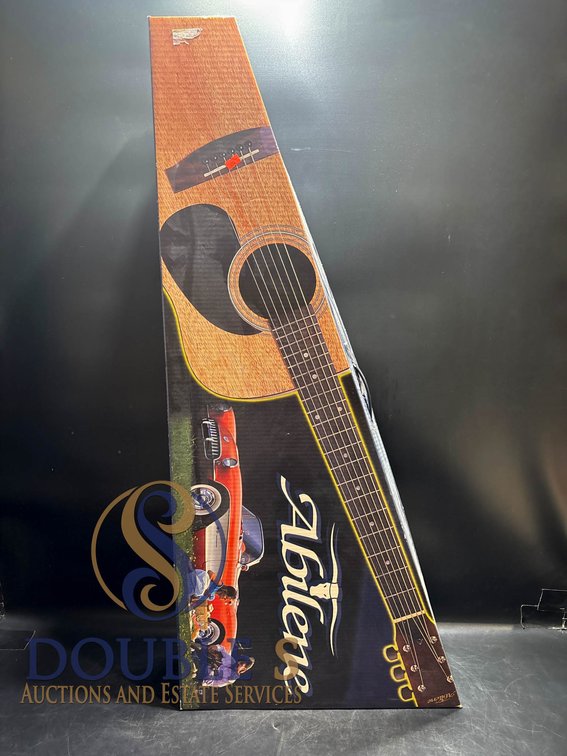 Abilene Acoustic Guitar with Mahogany Finish in Original Box
