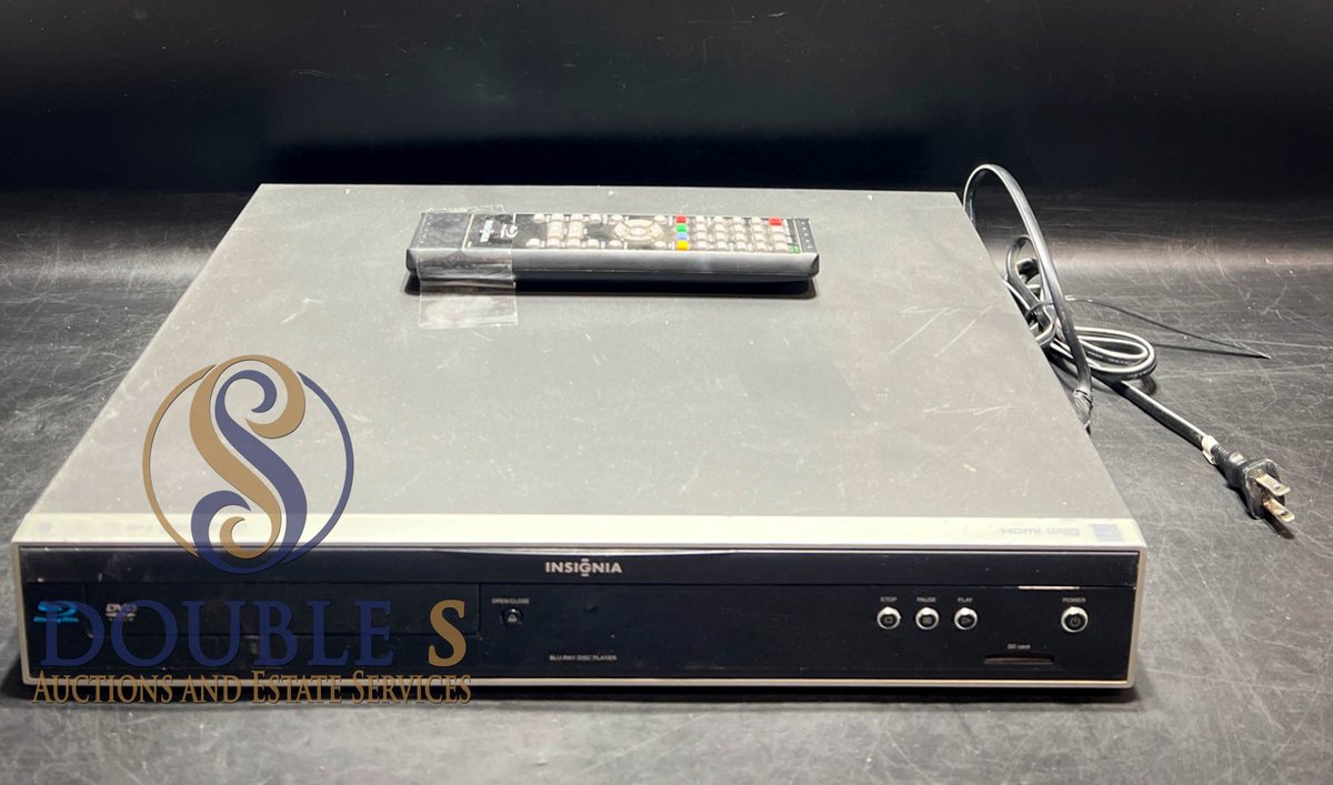 Insignia Blu-ray Disc Player with Remote and Power Cord