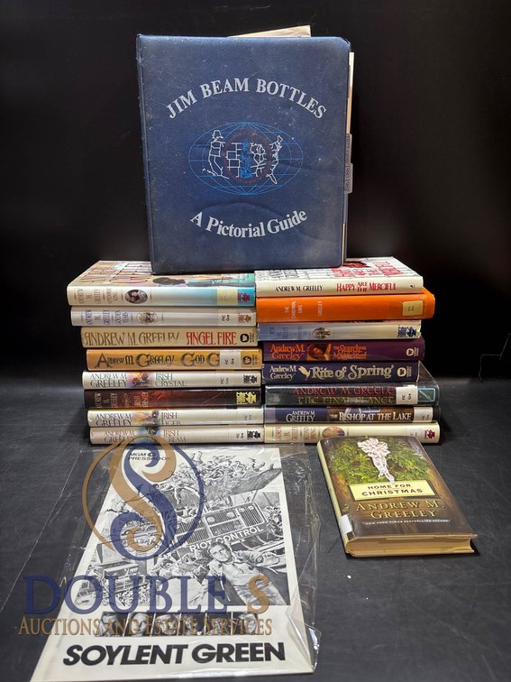 Andrew M. Greeley Books, Jim Beam Guide, and Soylent Green Pressbook