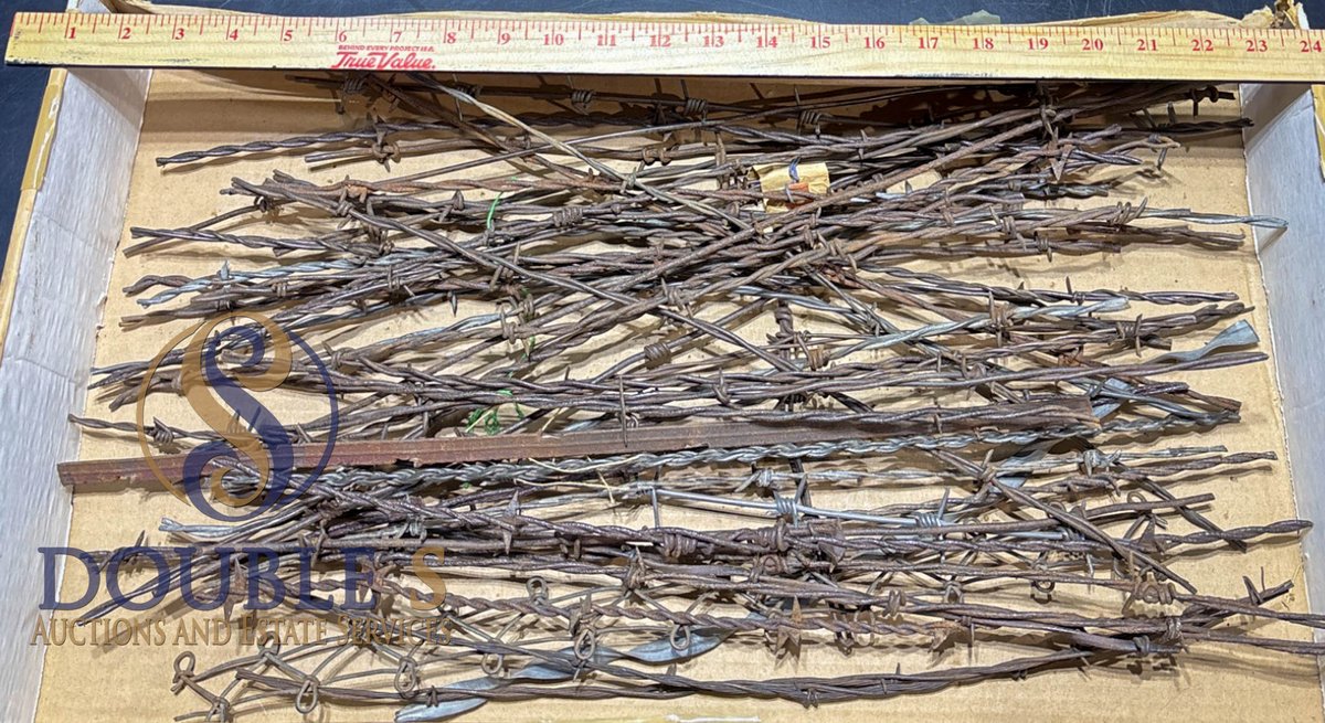Vintage Barbed Wire Samples in Assorted Designs