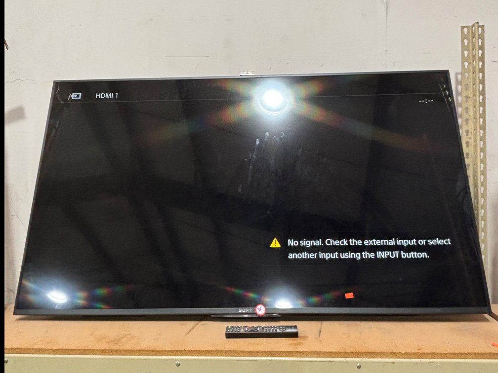 Sony 65-Inch Flat Screen Television with Remote