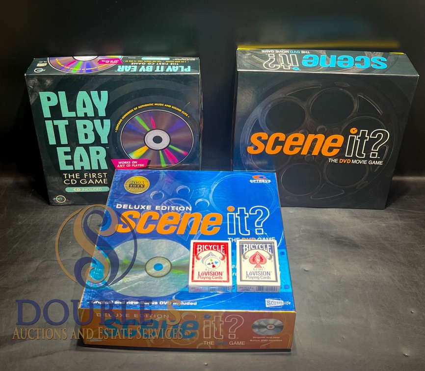 Board and CD Games, Including 'Scene It?' and 'Play It by Ear'