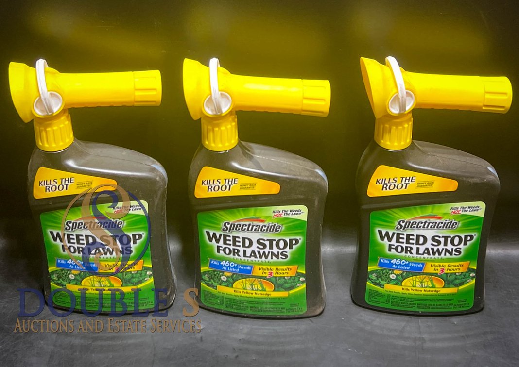 3 Spectracide Weed Stop for Lawns Concentrates, 32 oz Each