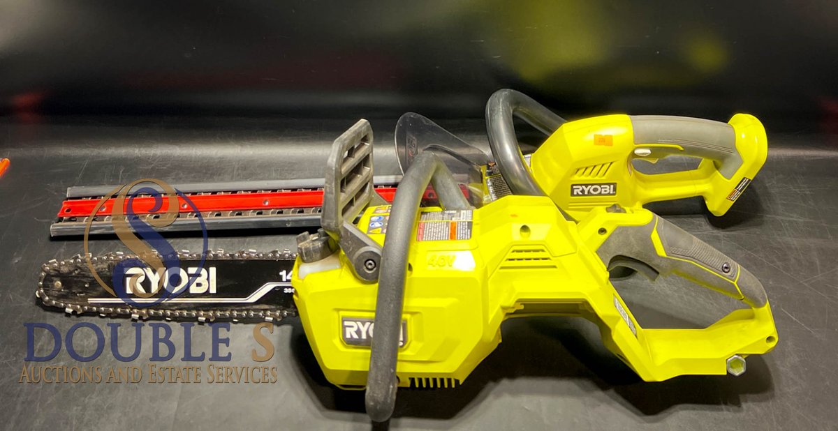 Ryobi 40V HP Cordless 14-Inch Chainsaw and 22-Inch Hedge Trimmer Set