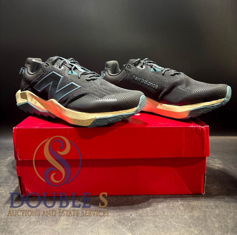 New Balance DynaSoft Nitrel v6 Trail Running Shoes, Size 11, Black/Blue